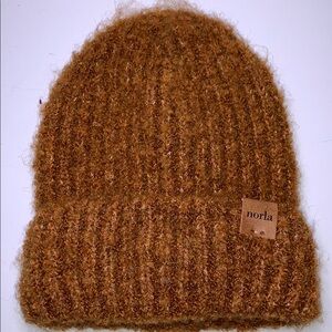 Norla Brown Knit Beanie